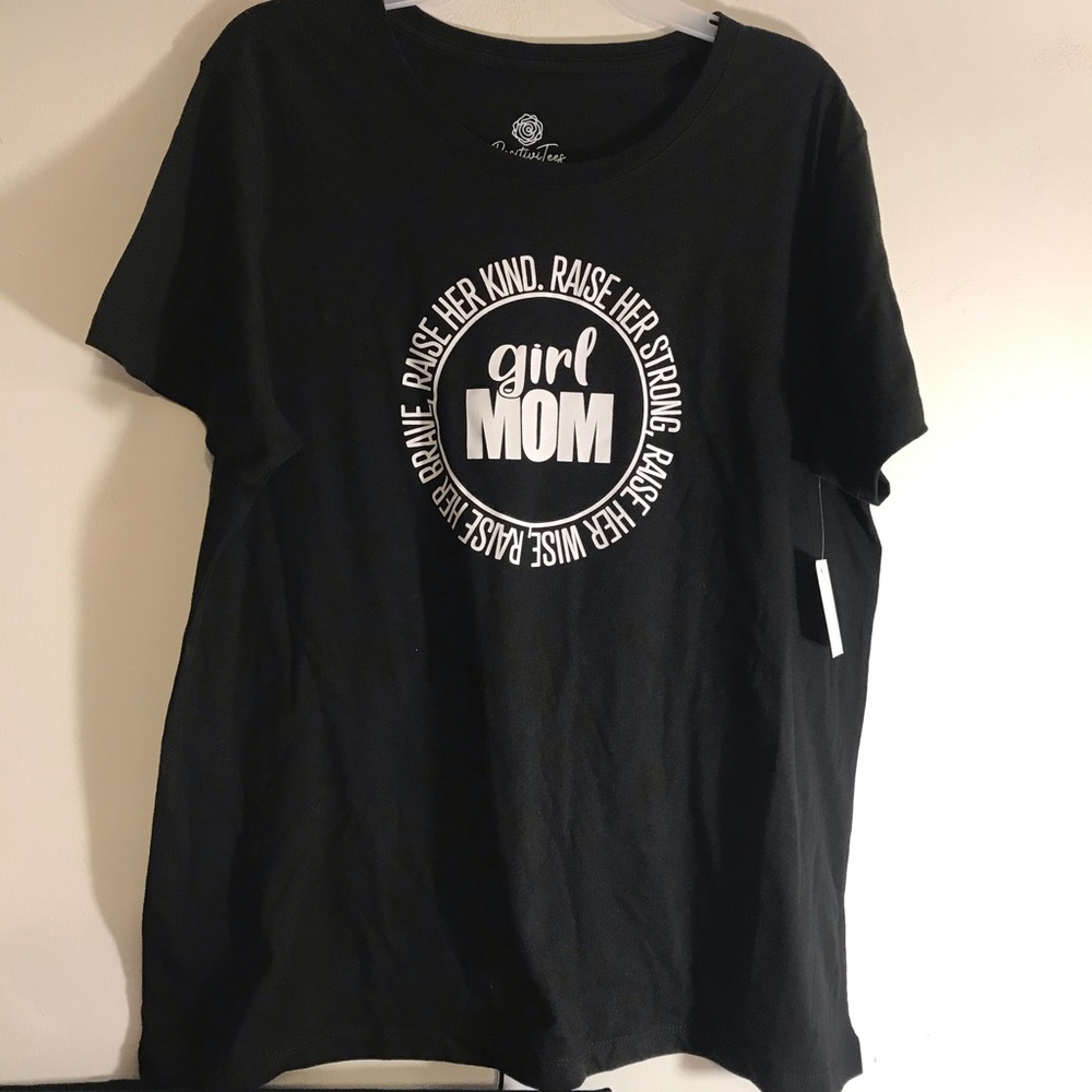 NEW POSITIVI TEES MOM SHIRT RAISE HER " VARIOUS SIZES